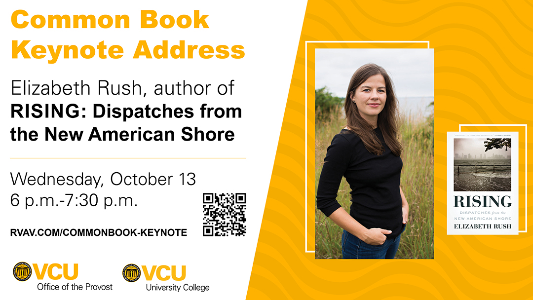 Common Book Virtual Keynote Address. Wednesday, October 13 from 6pm-7:30pm. Visit rvav.com/commonbook-keynote