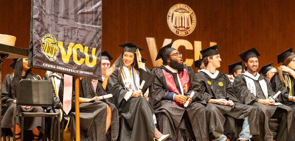 Graduates at Commencement